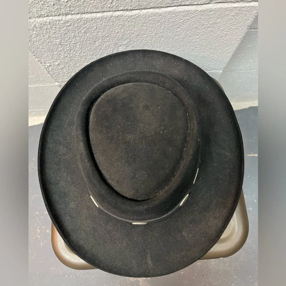Stetson Black Hat with Silver Accents - Picture 3 of 6